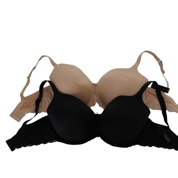 NEW Lot of 2 Montelle Intimates Pure Plus Full Coverage T Shirt Bra, Size 38F - Picture 6 of 6